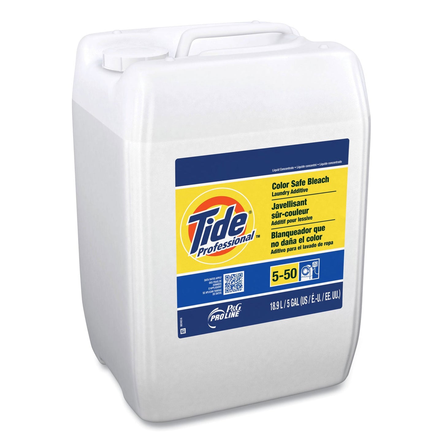 Tide Color Safe Bleach Laundry Additive, 5 gal Closed-Loop Container (PPL70675)