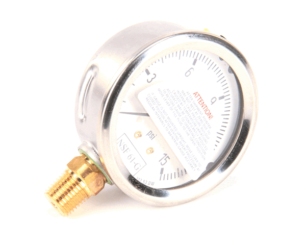 Pitco 60163501 Gauge,Pres 0-15 Psi Pasta (PT60163501)