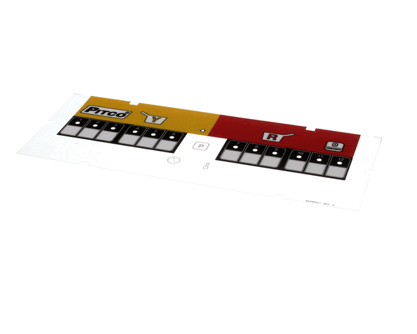 Pitco A6096501 Label,Ovrelay 2 Zn Blank (PTA6096501)