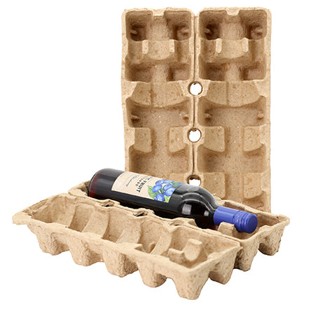 1,2 or 4 Wine Bottle Pulp Shipper Trays (PWS124)