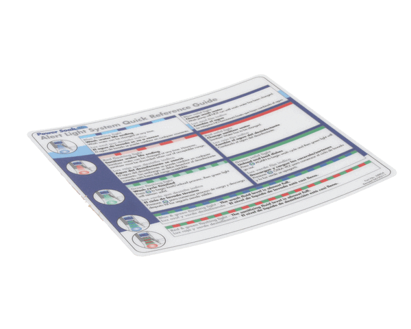 Power Soak Systems Inc 34804 Decal Lights Job Aid (PWSK34804)