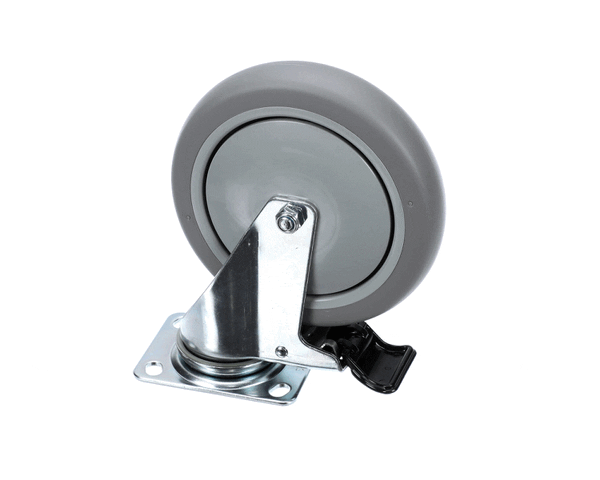 Quest Metal Works 24-Cay680D Caster 6 Inch Plate W/Swivel (QMW24-CAY680D)