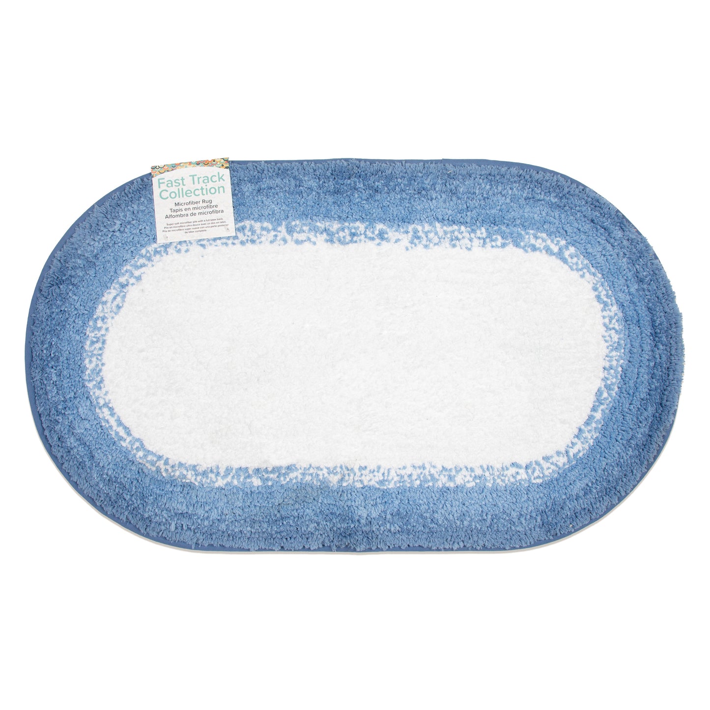 Arkwright Home Fast Track Bath Rug 20x34 Blue (PNP-RA-2034FTR-BL)