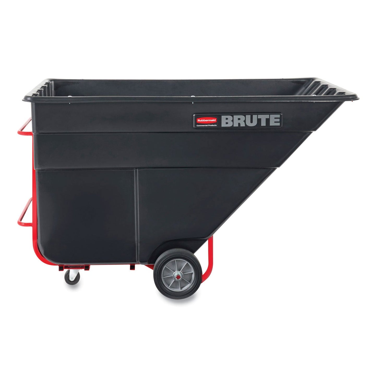 Rubbermaid BRUTE Rotomolded Tilt Truck, 303 gal, 1,200 lb Capacity, Plastic, Black (RCP1025BLA)
