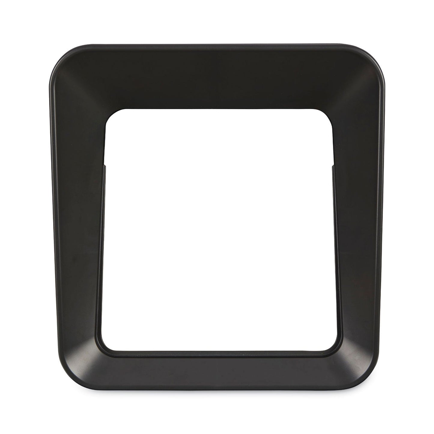 Rubbermaid Sustain Decorative Refuse with Recycling Lid, 23 gal, Metal/Plastic, Black (RCP2078988)
