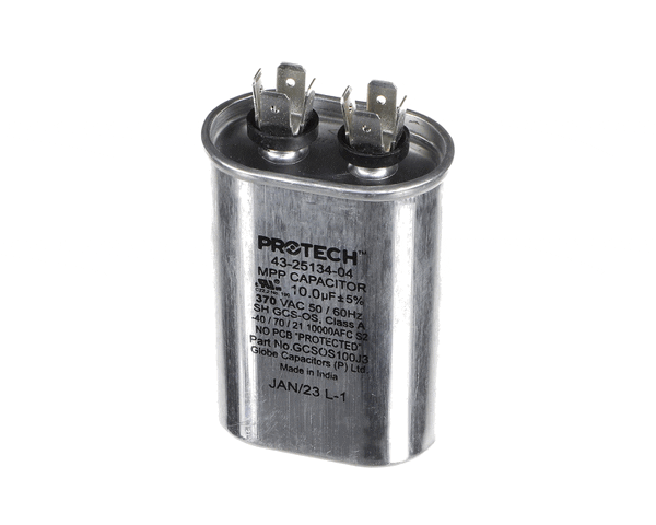 Rheem 43-25134-04 Run Capac 10 Mfd 370V Oval (RHM43-25134-04)