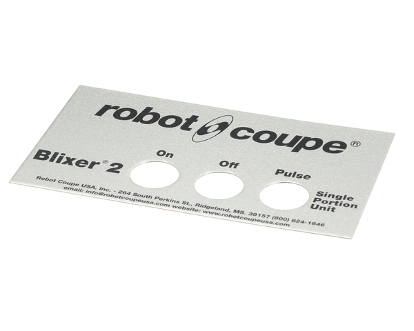 Robot Coupe 39874 Front Plate Assembly (ROB39874)