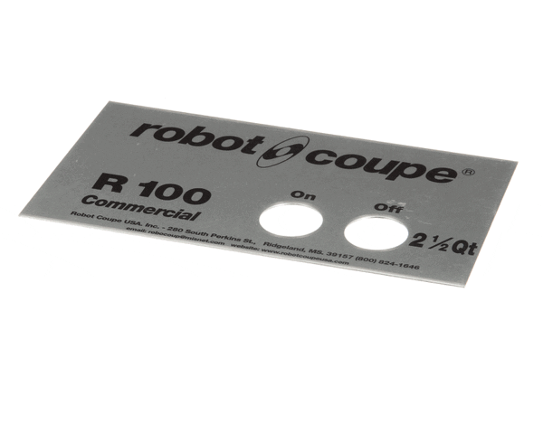 Robot Coupe 400541 R100Us Front Plate (ROB400541)