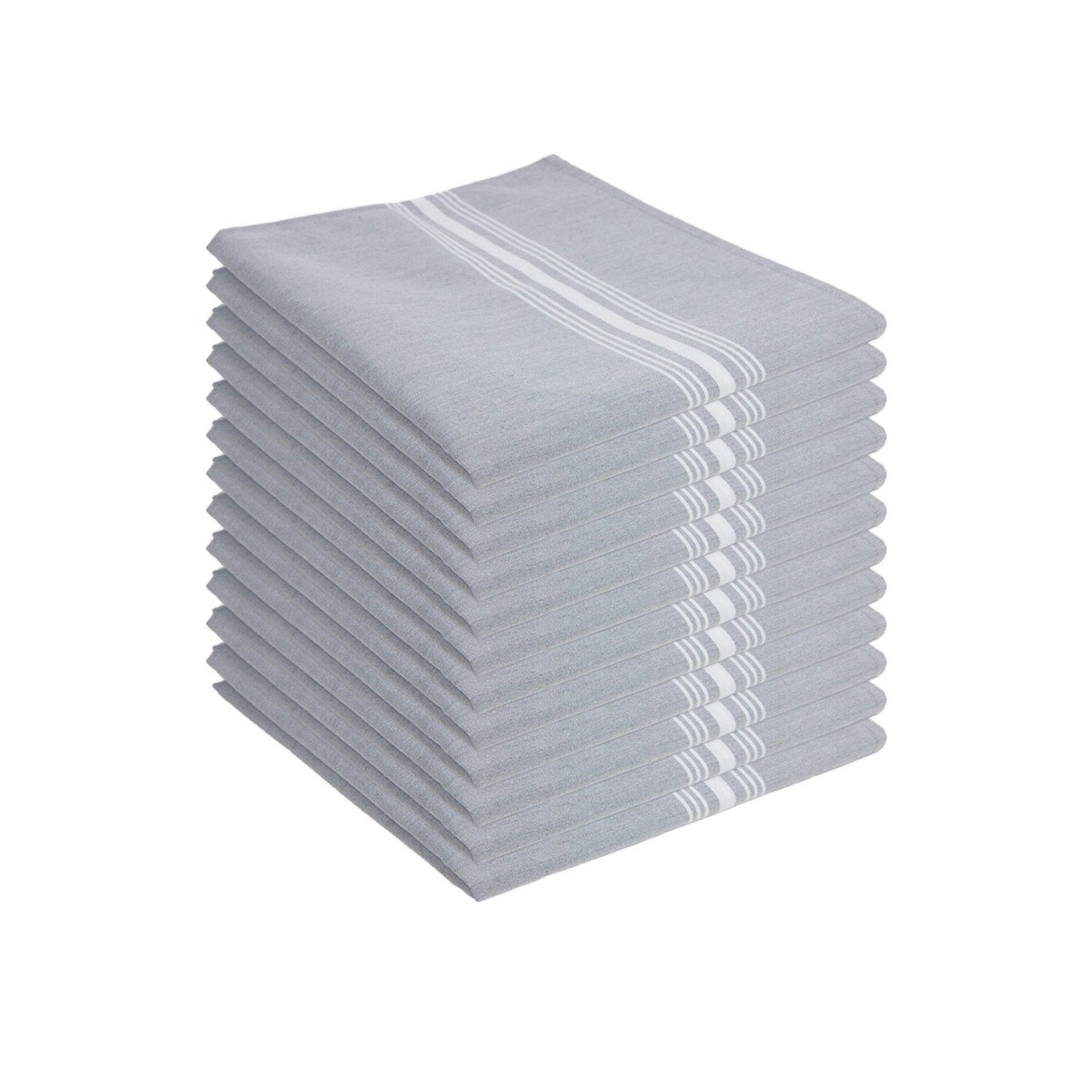 Arkwright Home Mariposa Bistro Napkin 18x22 Reverse Gray (12/Pack) (PNP-RV-BISTRO-GY)