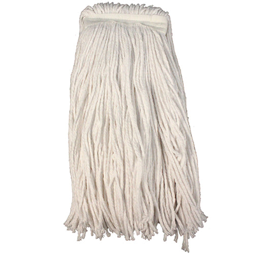 Impact® Saddle-Type Cut-End Rayon Wet Mop Head, 20 oz, White, 12/Case (IMPS61120)