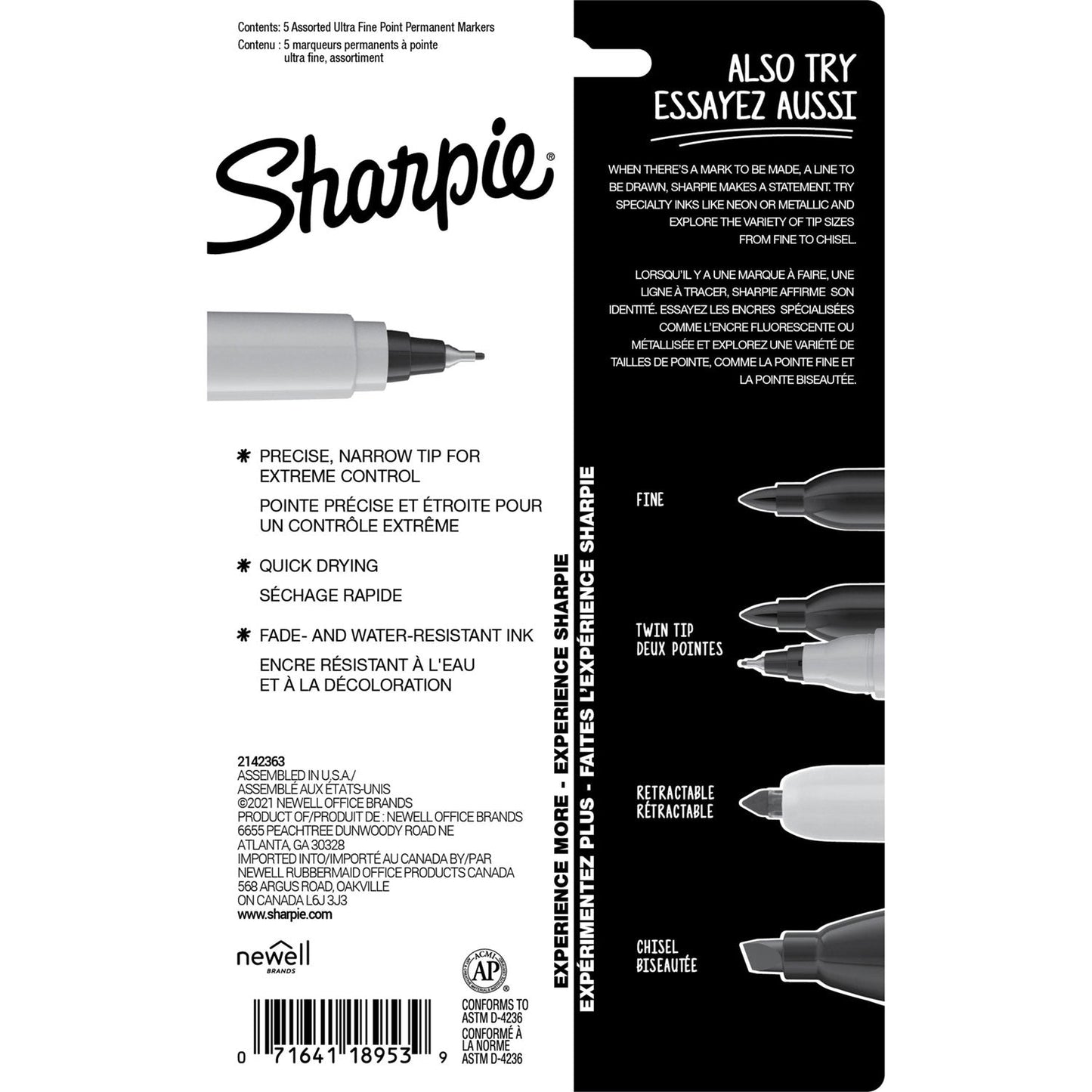 sharpie-mystic-gems-permanent-markers-ultra-fine-marker-point-multi-5-pack-num-san2136730_2