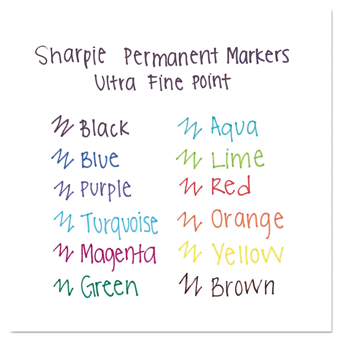 Sharpie Ultra Fine Tip Permanent Marker, Extra-Fine Needle Tip, Black, Dozen (SAN37001B)