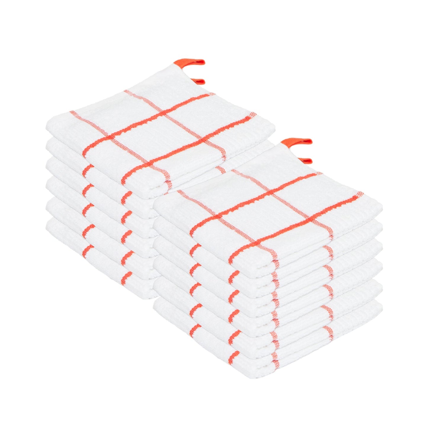 Sloppy Chef Premier Dishcloth 13x13 Saffron Windowpane (12/Pack) (P-SC-DC-WISAF)