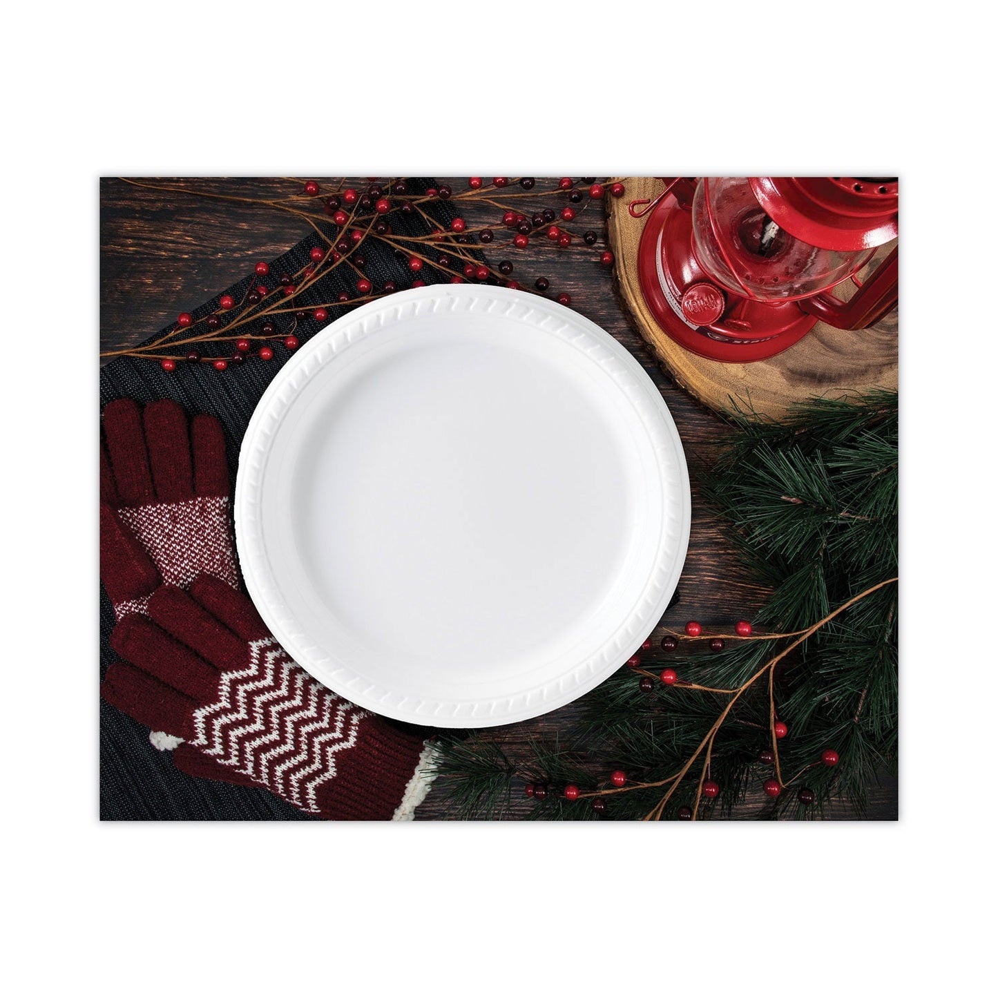 SOLO Bare Eco-Forward Clay-Coated Paper Dinnerware, ProPlanet Seal, Plate, 6" dia, 1,000/Carton (SCCHP6BWH)