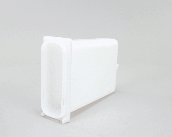 Server 83182 Jar, Fount, Plastic, Slim, Deep, Wht (SER83182)