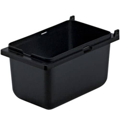 Server 87202 Jar, 1/9 Size, 3.50 In Deep, Black (SER87202)