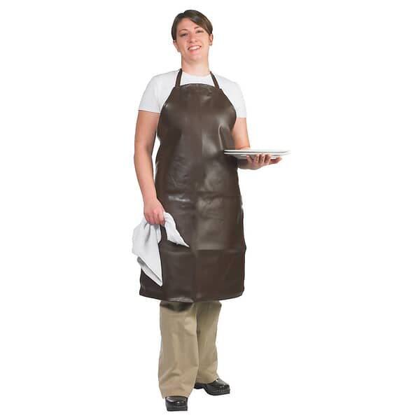 San Jamar 604Vba-Br Apron Bib Vinyl Brown (SJ604VBA-BR)