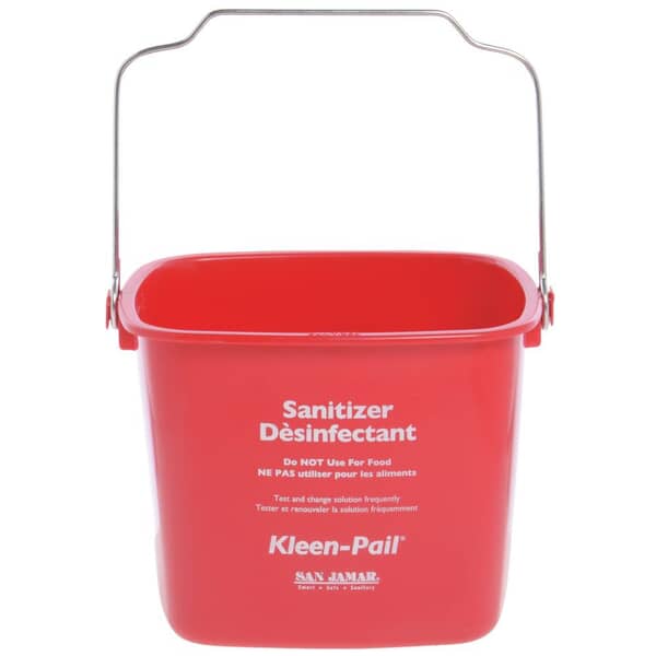 San Jamar Kp256Rd Kleen-Pail 8Qt - Red ( Each) (SJKP256RD)