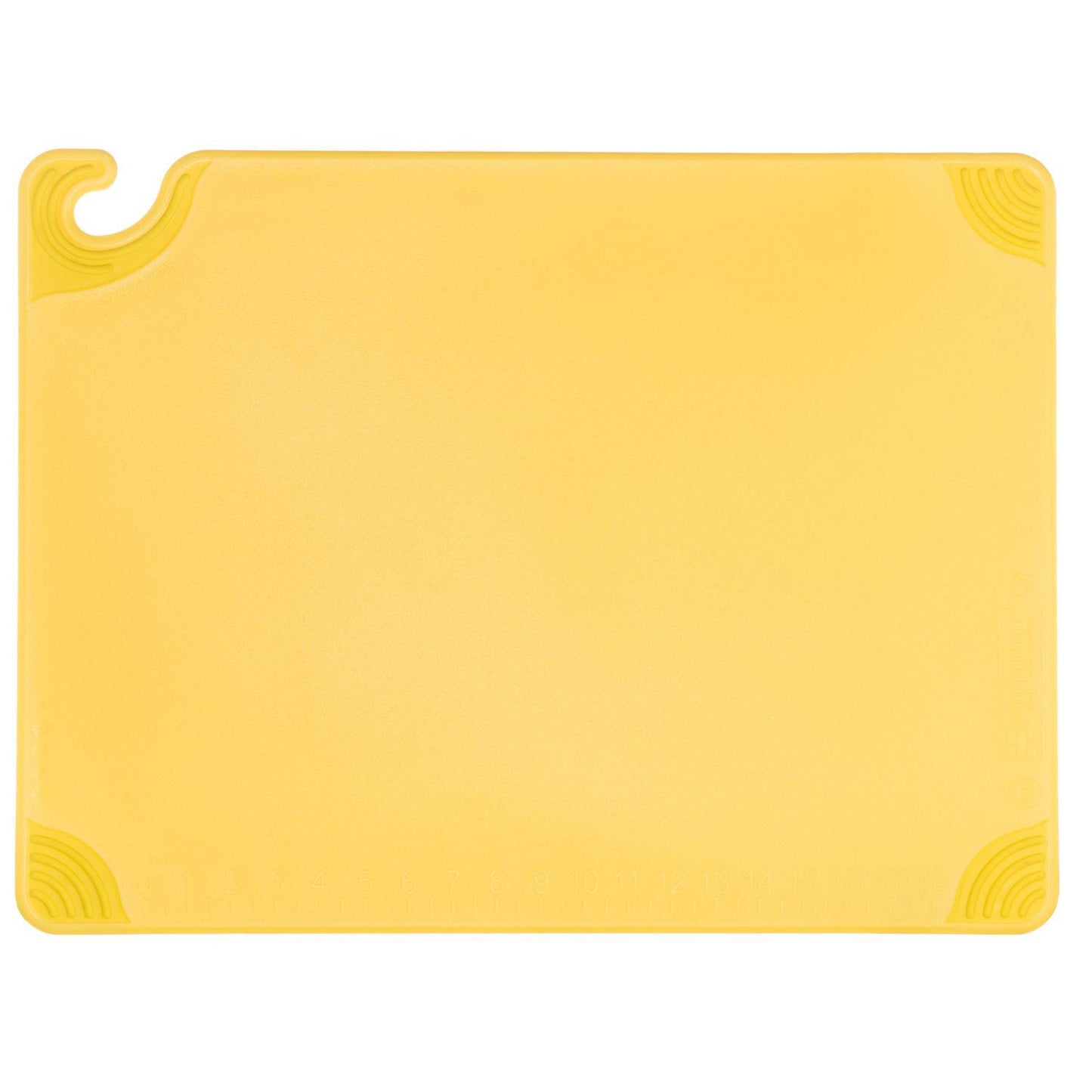 San Jamar Saf-T-Grip Cutting Board, Assorted Colors, 24 x 18 x 0.5, 6/Pack (SJMCBG1824KC)