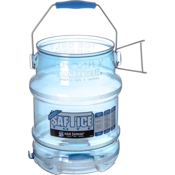 San Jamar Si6100 Saf-T-Ice Shorty Ice Tote - 5 Gallons (SJSI6100)
