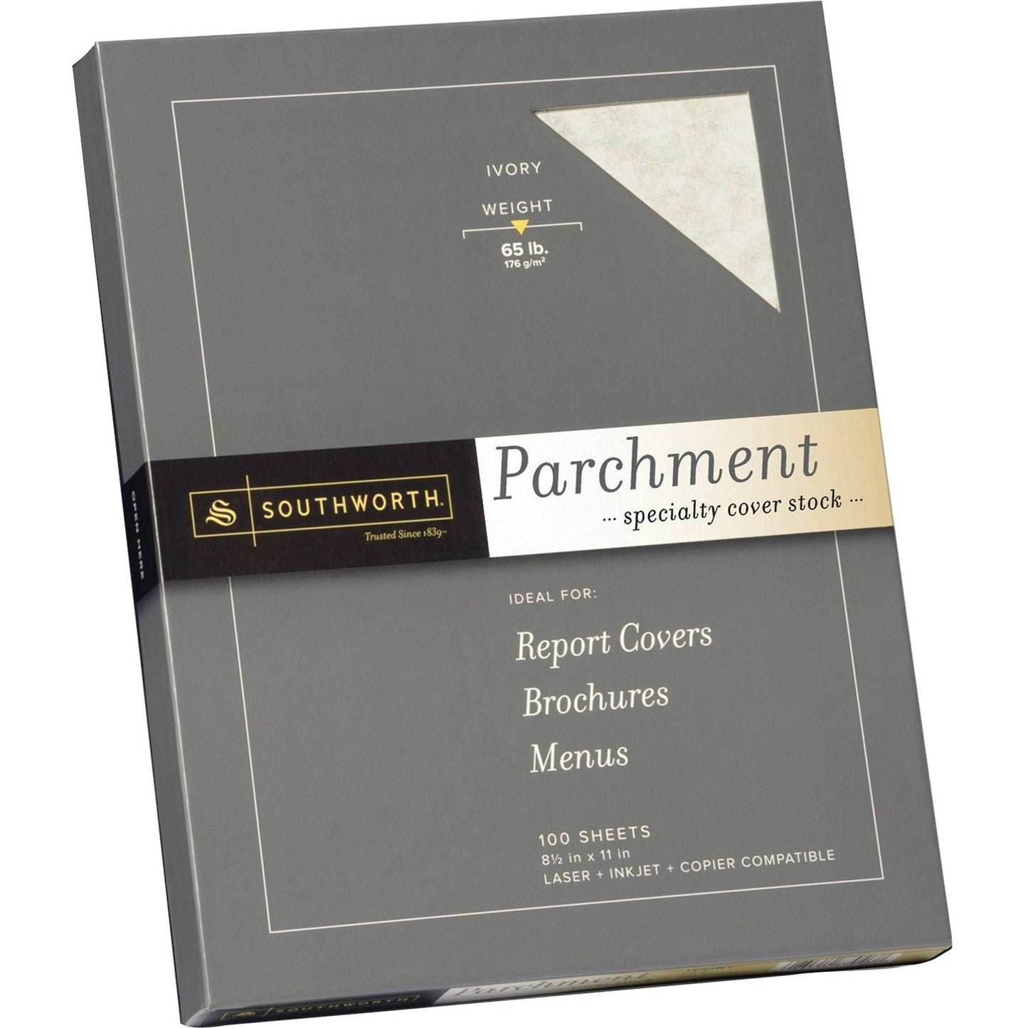 Southworth 65 lb Fine Parchment Paper, Acid/Lignin Free, Ivory (SOUZ980CK)