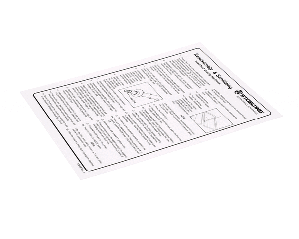 Stoelting 236059 Cleaning Card; O231 (STOE236059)