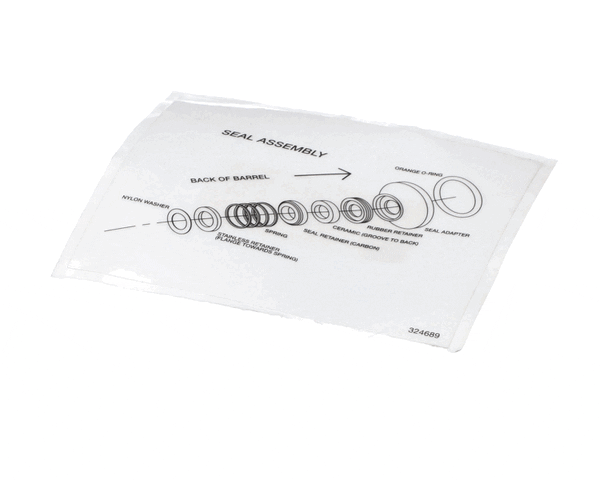 Stoelting 324689 Decal - Seal Assembly. (STOE324689)