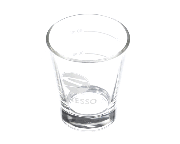 Synesso 1.7771 Synesso Shot Glass, White 'S' Logo, 3 Oz (SYO1-7771)