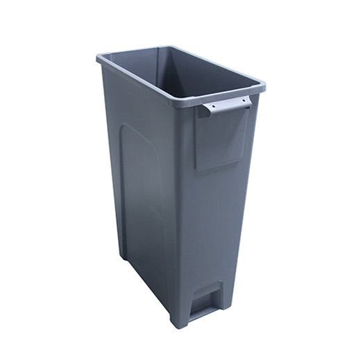 Impact® Thin Bin® 23 Gallon Trash Container, 4/Case, Gray (IMPT0039-00)