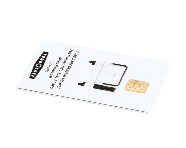TurboChef Ngc-1181-1 Card Menu Card,Programmed, Ngc (TBCNGC-1181-1CARD)