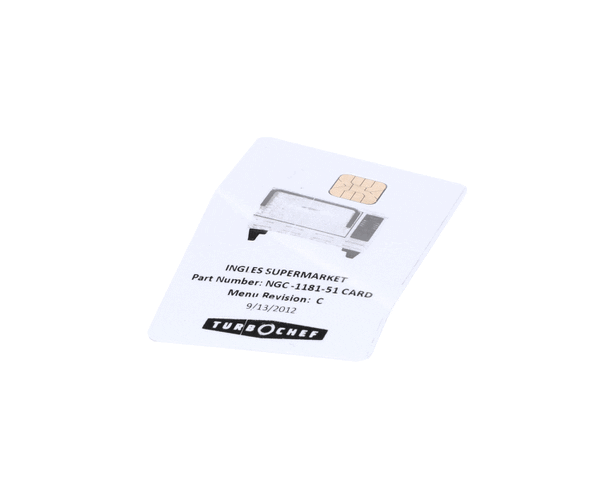 TurboChef Ngc-1181-51 Smart Card Ingles Supermarket (TBCNGC-1181-51)