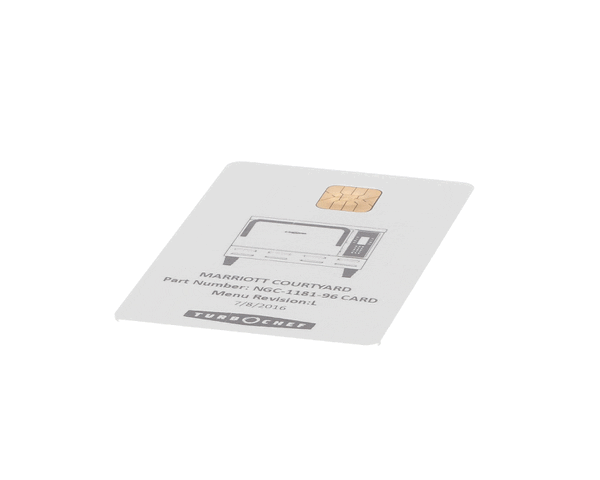 TurboChef Ngc-1181-96Card Smart Card Marriott Courtyard (TBCNGC-1181-96CARD)