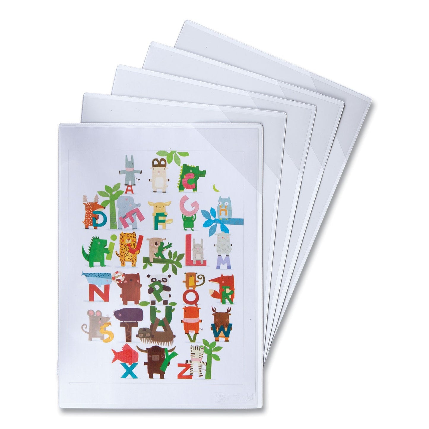 Tarifold Easy Load Magnetic Pocket with Corner Closure, 14 x 11, Clear Frame, 5/Pack (TFIP194694)