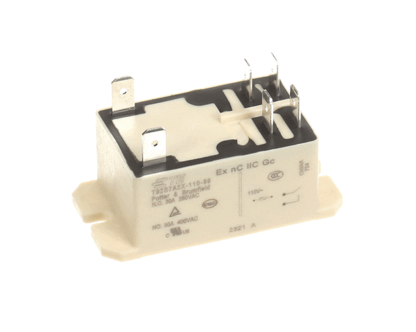 Turbo Air TRBAP0181E0080 Relay, Power, DPST, 110 Volt Coil, 30 Amp REPLACEMENT TRBAP0181E0060 (TRBAP0181E0080)