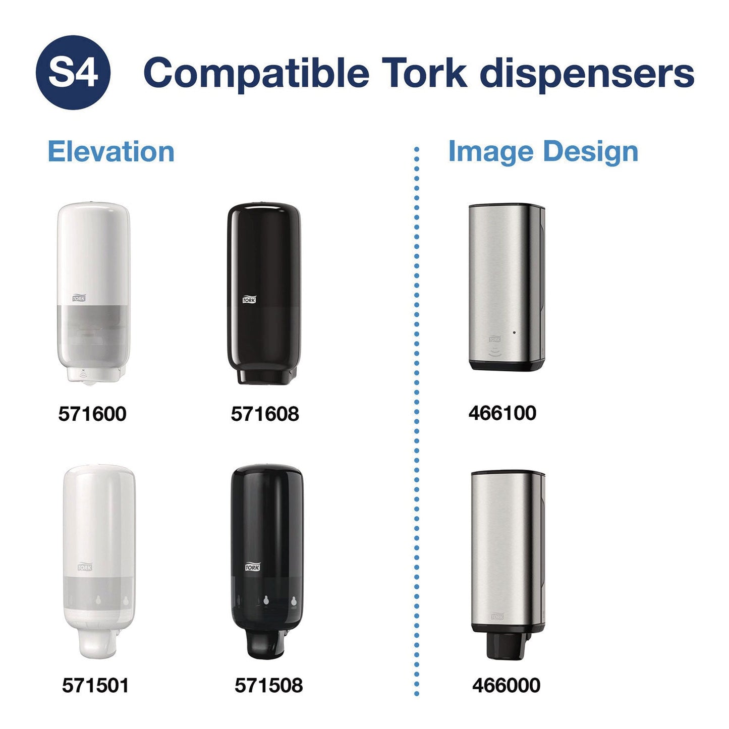 Tork Odor-Control Hand Soap Liquid S4, Perfume Free, 1 L, 6/Carton (TRK400020)