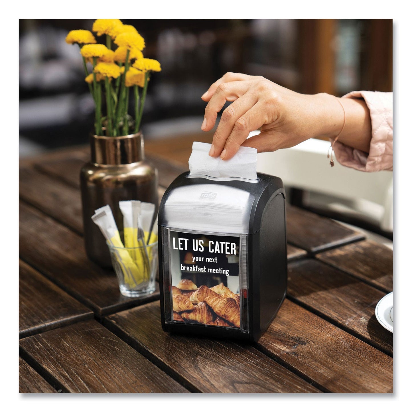 Tork Xpressnap Fit Starter Pack, 4 x 6 x 7, Black (TRK800723)