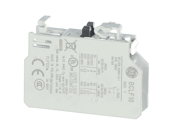 Trane Ctc00859 Contact; 1A Top Mount, Auxillary, No (N (TRNCTC00859)