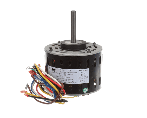 Trane Mot17360 Motor; 1/5 Hp, 115/60/1, 1080 Rpm, 48 Fr (TRNMOT17360)