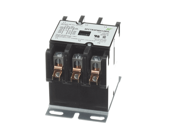 Trane Sfctr3P50A120Vl Contactor 3Pole 50A 120V Coil (TRNSFCTR3P50A120VL)