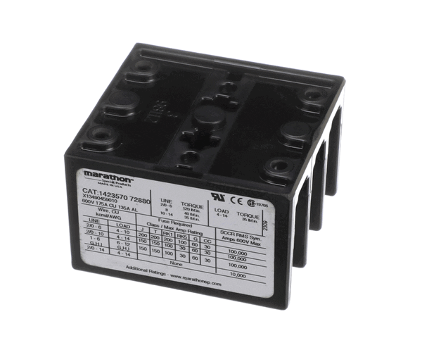 Trane Ter00160 Terminal Block 3 Pole 175A (TRNTER00160)