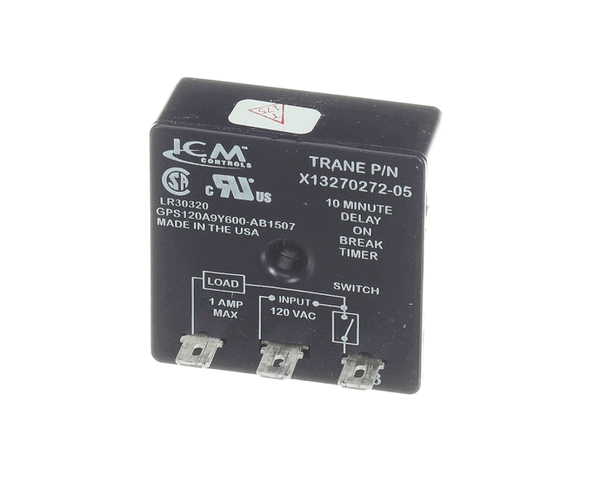 Trane Tmr00060 Timer, Low Pressure, 1A, 10 Min. (TRNTMR00060)