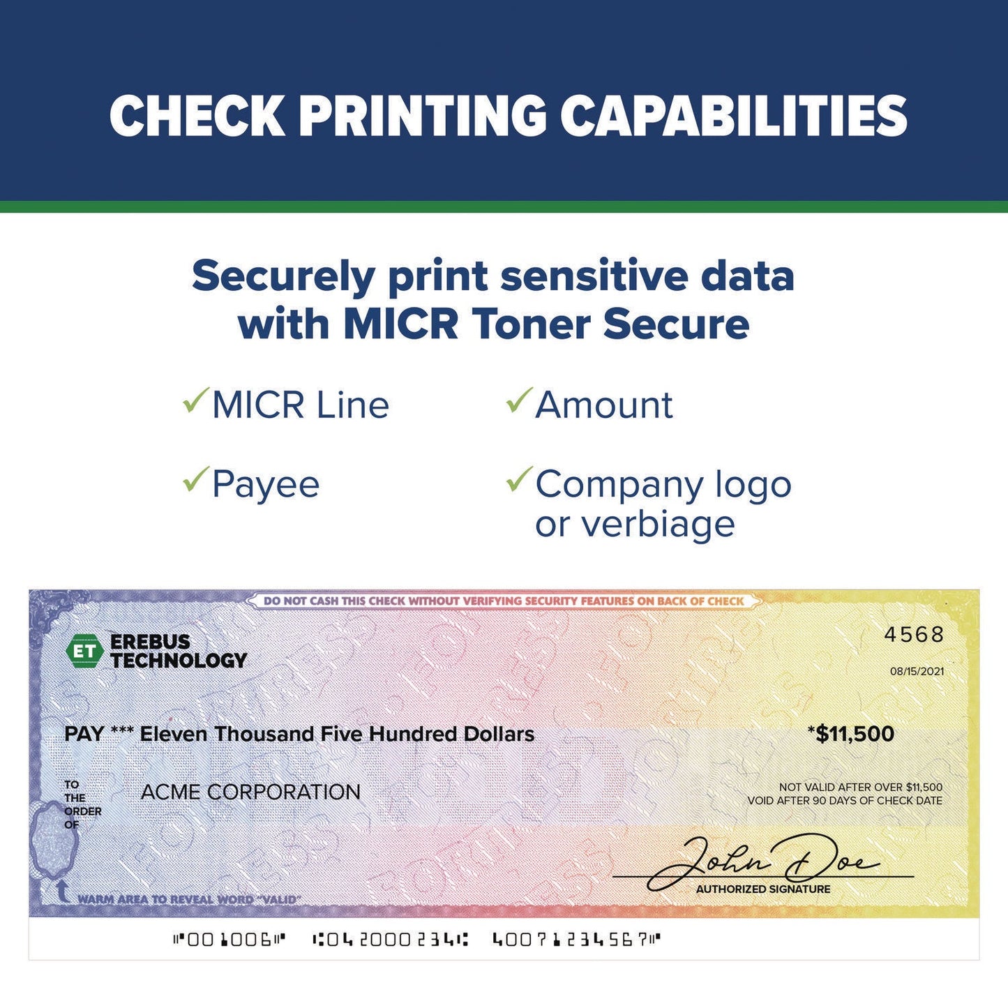 Troy 4001DN MICR Laser Printer (TRS4001DM101)