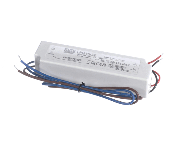 TRUE 817800 Power Supply, 24V, 36W Meanwell Lpv-35-2 (TRUE817800)