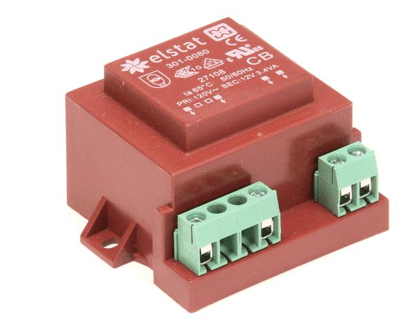 TRUE 822204 Transformer 120Vac/50Hz-12V Elstat 301-0 (TRUE822204)