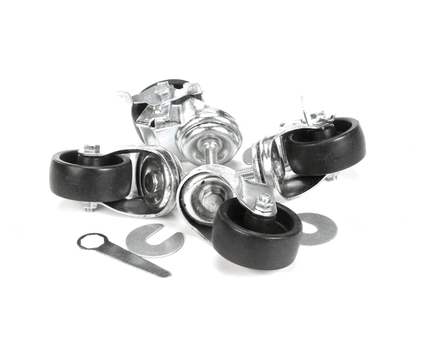 TRUE 883720 Caster Kit 3, 1/2Stem, Set/4 Silver 2)83 (TRUE883720)