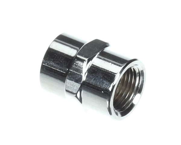 T&S Brass 001769-40 Coupling, 3/8 Npt (Chrome-Plated Brass) (TS001769-40)