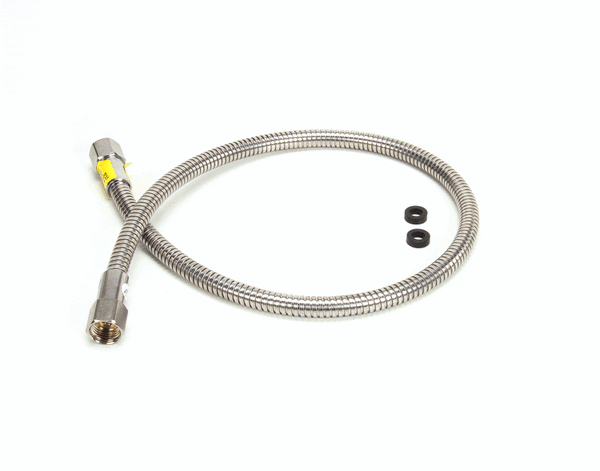 T&S Brass 013E-36H Flexible Stainless Steel Hose, 36 Length (TS013E-36H)