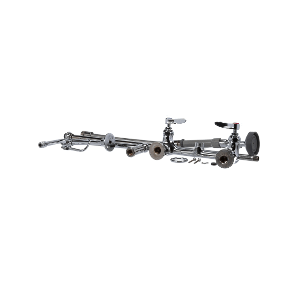 T&S Brass B-0131-B Pre-Rinse, Overhead Swivel Arm, 8 Wall M (TSB-0131-B)