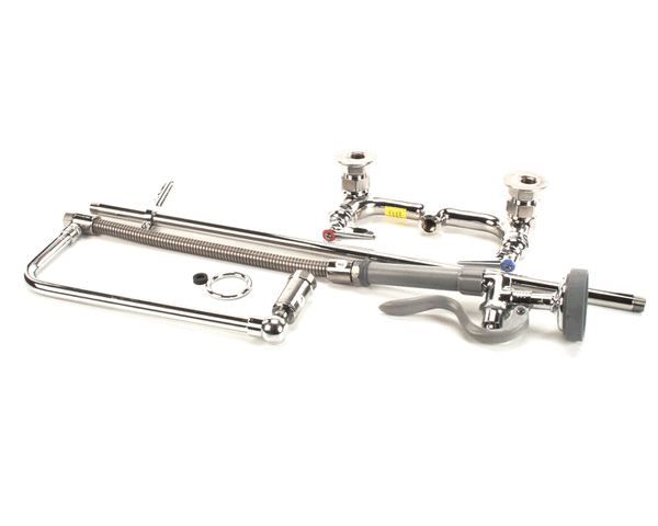 T&S Brass B-0131 Pre-Rinse, Overhead Swivel Arm, 8 Wall M (TSB-0131)