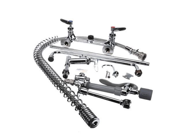 T&S Brass B-0133-14Crqjst Easyinstall Pre-Rinse, 8 Wall Mount Base (TSB-0133-14CRQJST)